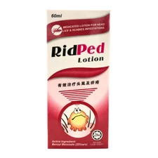 Lotion RidPed: Benzyl Benzoate 25% 60ml - Treatment For Head Lice (EXP: 07/27)
