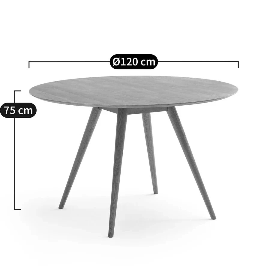 La Redoute Quilda Round Dining Table Seats 4/6 rrp £699 NOW £299