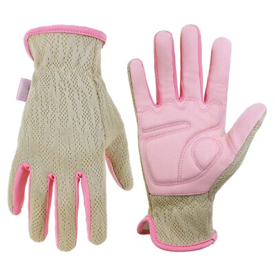 HANDLANDY Gardening Gloves for Women, Breathable Ladies  Garden Yard Gloves