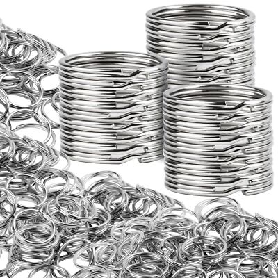 100 Pcs 1 Inch Split Key Rings Keychain Rings for Car Home School Office Keys