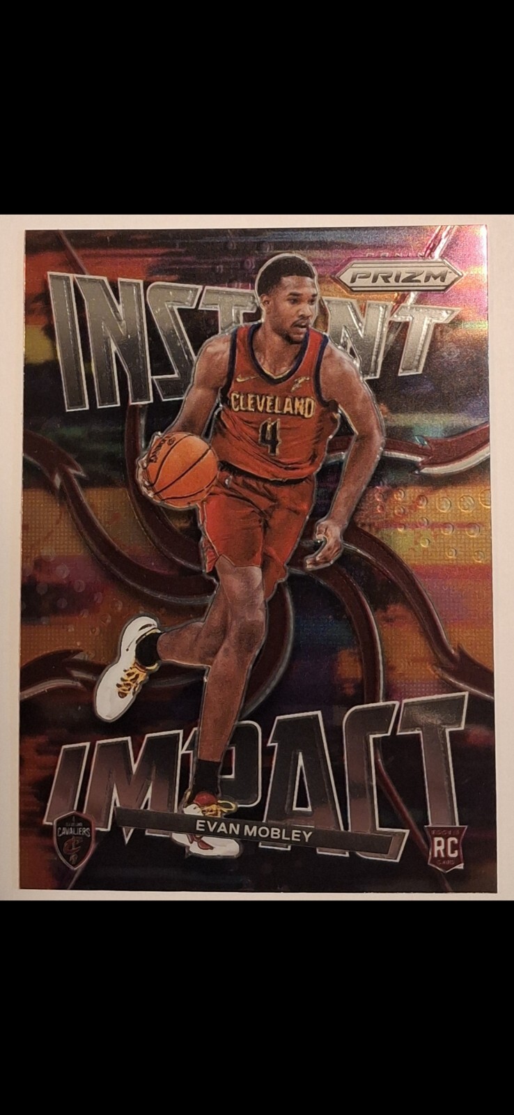 2021-22 Panini Prizm - Instant Impact Silver Prizm #10 Evan Mobley (RC)