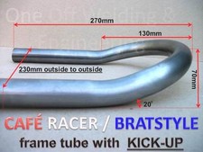 CAFE RACER BRAT STYLE FRAME LOOP HOOP WITH KICK UP CB500 four CB550 CB750 XS750
