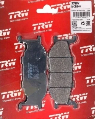 Plaquettes de frein avant MCB640 TRW YAMAHA XVS 650 Drag Star XV 950 1100 160... - Photo 1/3