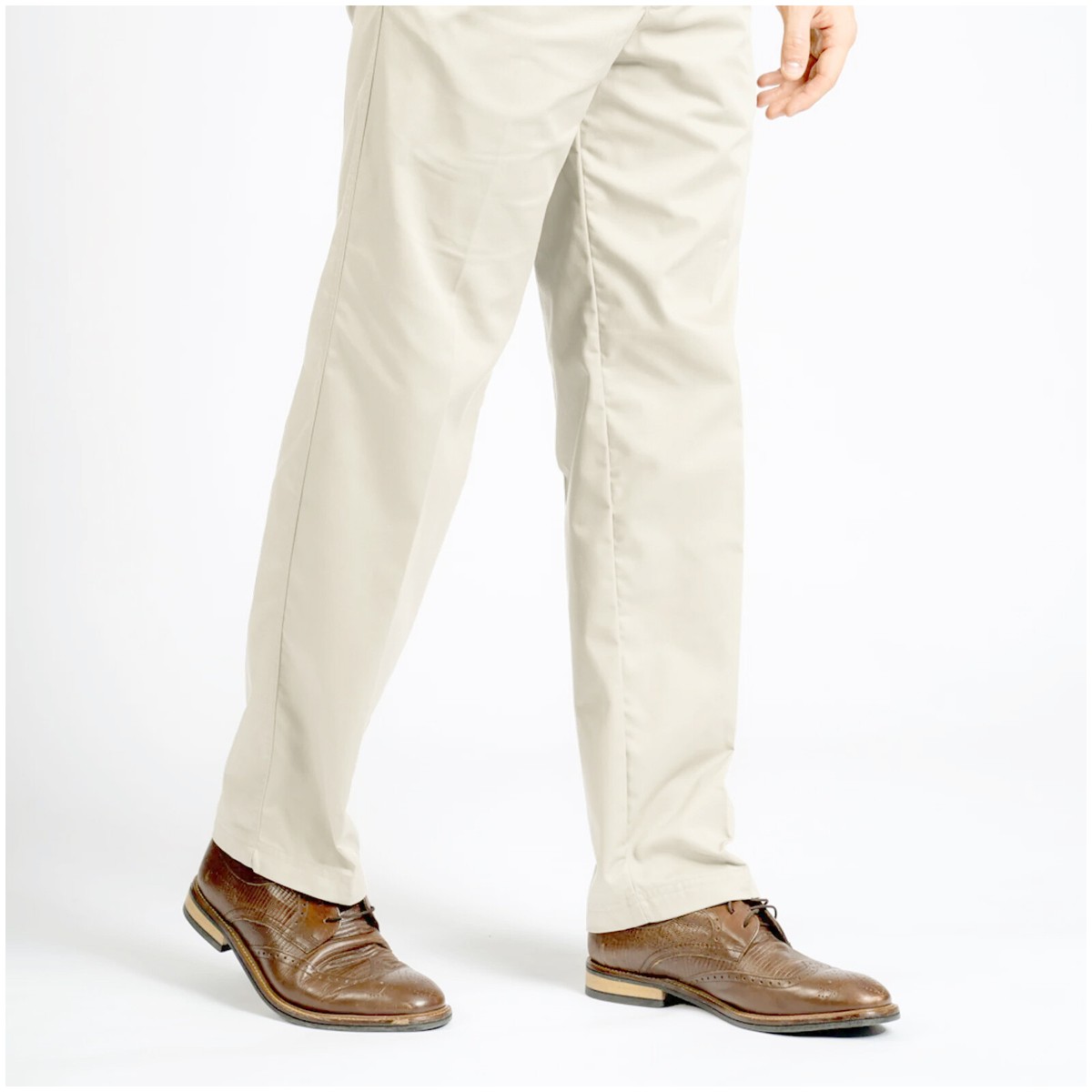 Pantaloni Uomo Elasticizzati Lavoro Pantaloni Uomo Elasticizzati Rugby Smart Casual - Vita Con Coulisse E Bottoni, Taglie 30-50, UK Pantaloni Cargo Uomo Slim - Foto 6