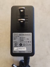 Asian Power Devices AC Adapter; Part WA-12U12FU 100-120V 60Hz 0.5A Max