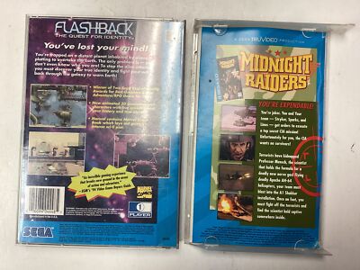 Flashback The Quest for Identity- Sega CD Complete TESTED CIB