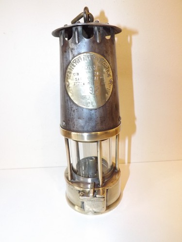 Vintage Eccles Protector Lamp & Lighting Company Type SL Miners Lamp - Picture 12 of 15