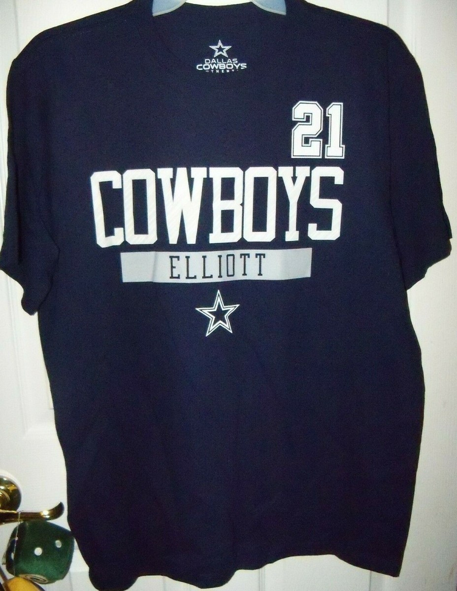 Dallas Cowboys NFL Zeke Ezekiel Elliott Short Sleeve Shirt Mens