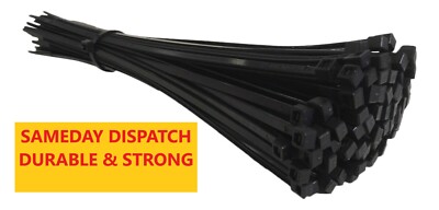 Kabel Reißverschluss Binder [600 Kabel] Nylon Wickel hochwertig stark 150 mm/200 mm/250 mm
