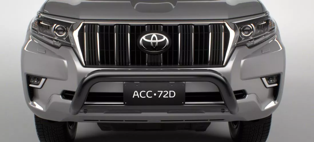 Genuine Toyota Land Cruiser Prado Black Nudge Bar VX Kakadu 8 2020 Current