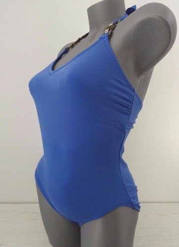 Lands End One Piece Swimsuit Blue size 4 - Picture 2 of 12