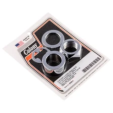 #2508-4 Rear Axle Nut Spacers Kit 2008-Up Harley Touring Models Chrome Colony Ma