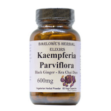 Kaempferia Parviflora  Black Ginger  600mg  60 Vegi Capsules  Stearate Free