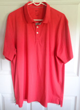 Men's - Nike Golf - Standard / DRI-FIT - Red - Polo Shirt - Size XL
