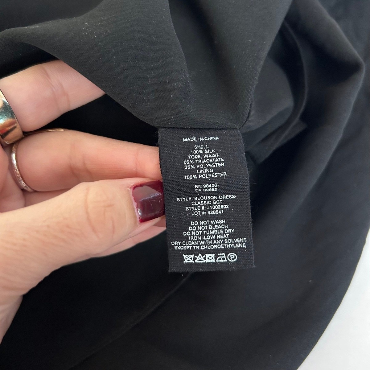 Theory Blouson Dress Classic Silk Sleeveless Black Size 12 | eBay