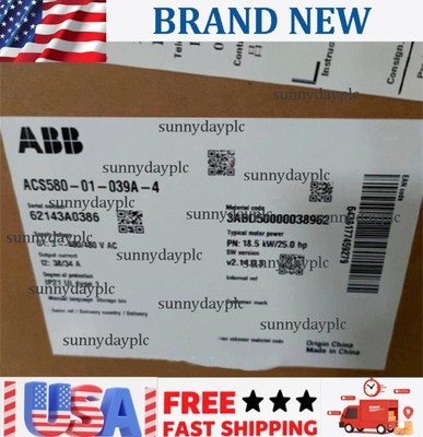 ACS580-01-039A-4 NEW ABB ACS58001039A4 Frequency converter module