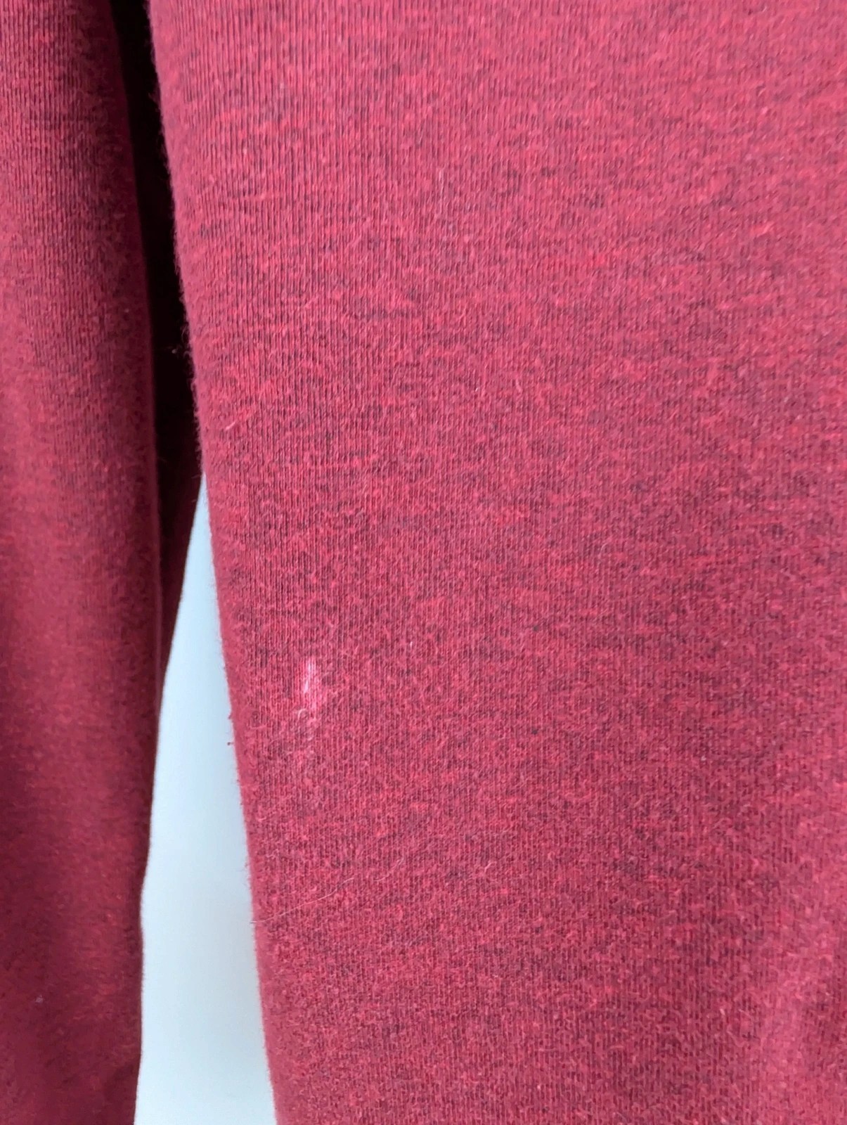 Men's Napapijiri Balis Sweater burgundy crew neck jumper. Large. DN4238 image 7