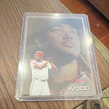 2025 Topps Bowman's Best Pixel Portraits Rookie James Wood P-1 Nationals