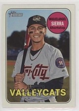 2018 Topps Heritage Minor League Edition Glossy Miguelangel Sierra #120 0b5