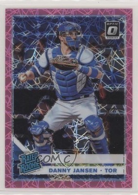 2019 Donruss Optic Rated Rookies Pink Velocity Prizm Danny Jansen Rookie RC 5aj