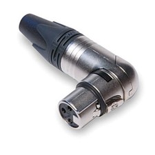 Hosa Technology Neutrik 3 Pole Right Angle XLR Female Cable Connector