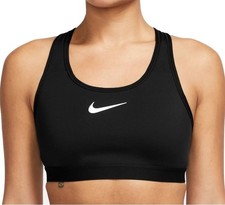 NIKE Swoosh HIGH SUPPORT Non-Padded Adjustable Sports Bra Sz XL C-E MSRP 60