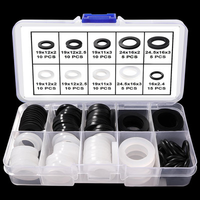 90-tlg. 1/2 3/4 Zoll Schlauchscheiben Set, Gummi Hahndichtung Dichtungen, Dichtung O Ring Gaske