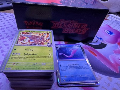 Pokémon Destined Rivals -Complete Base com/uncom/holo includes x10 reverse holo 