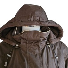 Outdoor Jacke Crossfield Gr.M Braun Kapuze