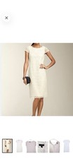 Talbot’s Cream Lace Sheath Dress Women’s Size 8 New With Tags Elegant Lined NEW
