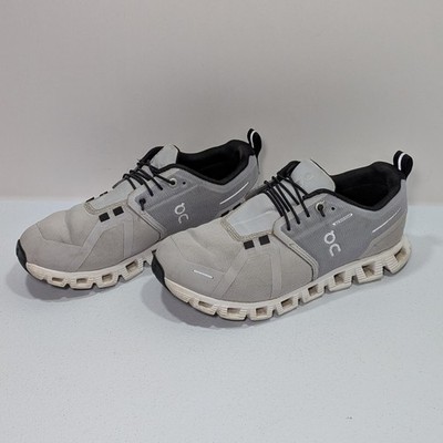 On Cloud 5 Waterproof Grey Running Shoes US Women's Size 7 CloudTec Light Weight