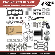 For Hyundai Kia 2.4l G4ke Engine Rebuild Overhaul Kit Crankshaft Rods Timing Vvt For Hyundai Kia 2.4l G4ke Engine Rebuild Overhaul Kit Crankshaft Rods Timing Vvt