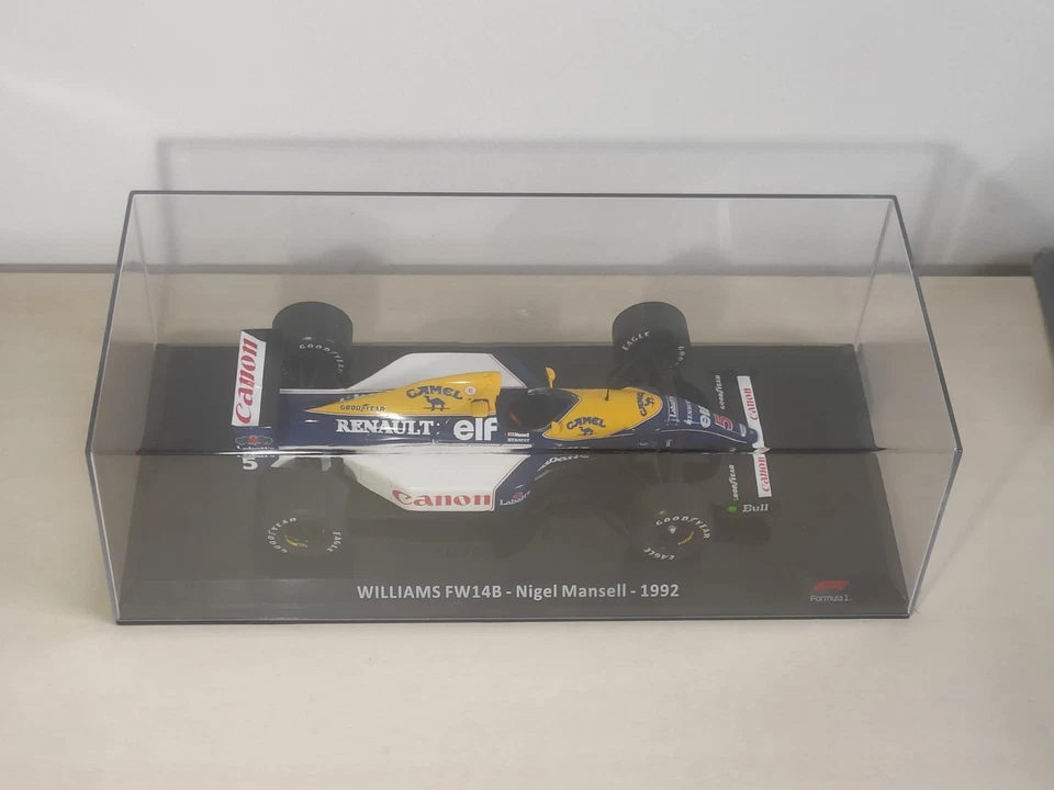 Williams FW14B 1992 Nigel Mansell Formula 1 Modellino Die-cast Altaya 1/24 - Immagine 2 di 4