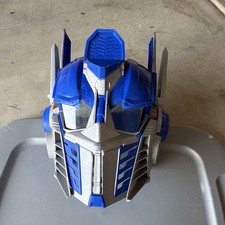 2006 Hasbro Transformers Optimus Prime Talking Voice Changing Mask Tested Works