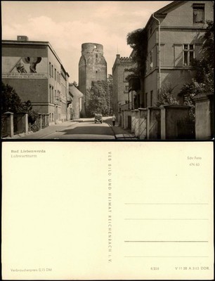Liebenwerda Lubwartturm DDR AK 196 Landpoststempel BEIERSDORF