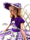 Barbie outfit - vintage flair.  fashion dolls. NO doll. Charmers Doll Designs