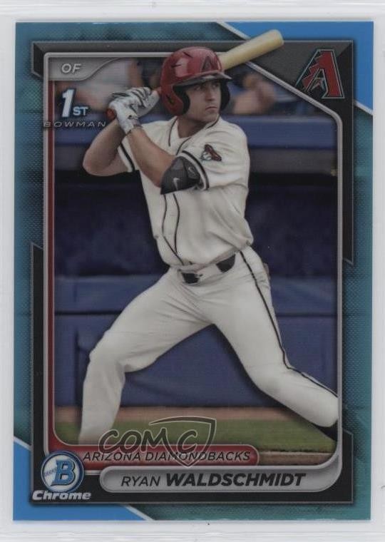 2024 Bowman Draft Chrome Sky Blue Refractor Ryan Waldschmidt #BDC-18 2h5