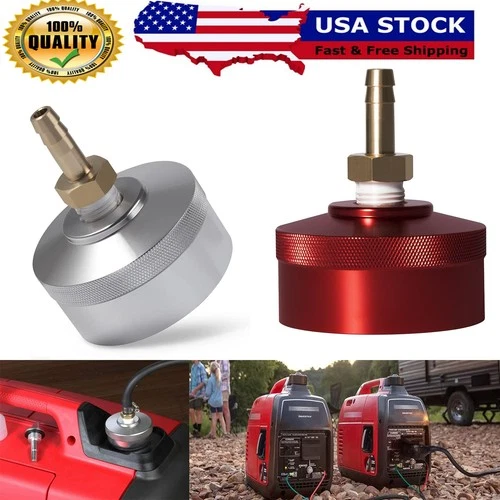 Extended Run Gas Cap Red Aluminum for Honda EU1000i EU2000i EU2200i EU3000i