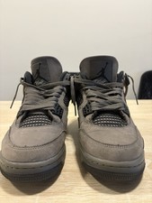 Jordan Air Jordan 4 Mens Gray/Black Mid Top L...