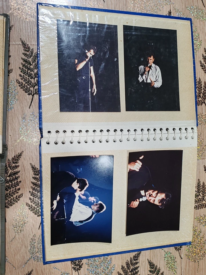 Lot De Photo De Johnny Hallyday Prise En Concert 1987  - Photo 3/4