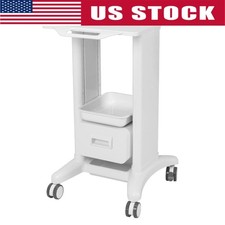 Professional Mobile Medical Trolley w/Wheels & Drawers Load 130Lbs Utility Cart