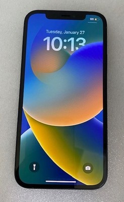 Apple iPhone 12 MGF43LL/A 64 GB - Black Unlocked No SIM Card Excellent