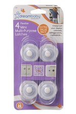Dreambaby Mini Multi-Purpose Latch - 4 Pieces Dreambaby