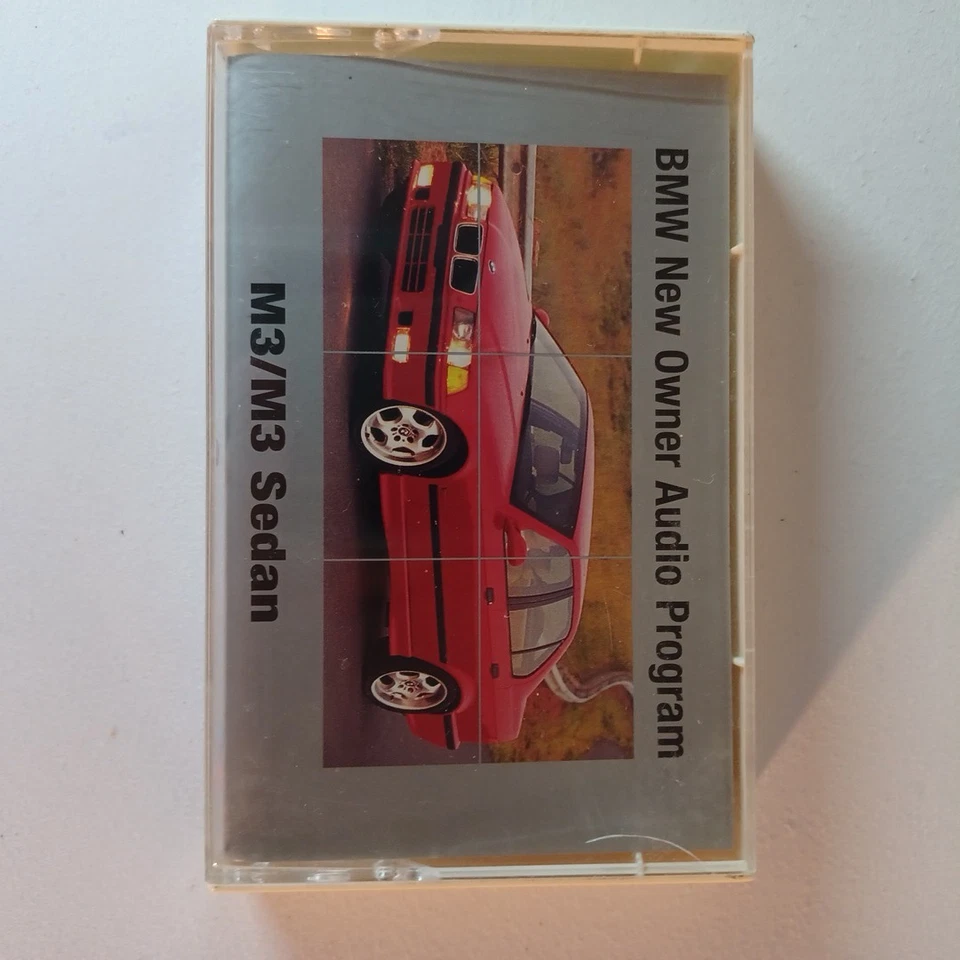 BMW Nuevo Propietario Programa de Audio M3/M3 Sedán 1996 Cinta de Cassette Foto 2 de 4