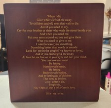 Scattering Urn Custom Wooden Box 10" X 9.25" X 4.5"