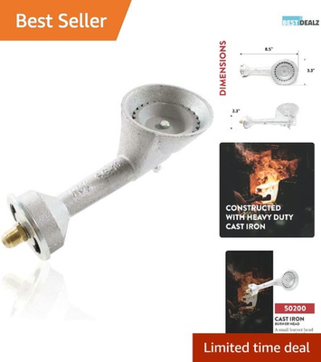 #ad #ad DIY Propane High Pressure Burner Head Durable Cast Iron with Brass Orifice $26.99