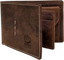 Cartera De Cuero Para Hombre Billetera Carteras Corta Cartera De Moda Clasico US