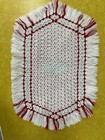 3 Vintage Handmade Daisy  Stitch Crocheted Christmas Hot Pads — photo 10
