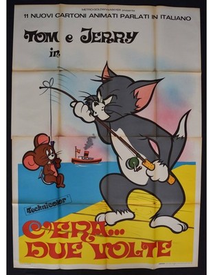Plakat TOM JERRY Es Gab Zweimal hanna barbera Gene Deitch Chuck Jone A222