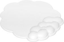 JIKIOU Mouse Pad Wrist Support with Leather Surface,Cloud Wrist Rest Mousepad...